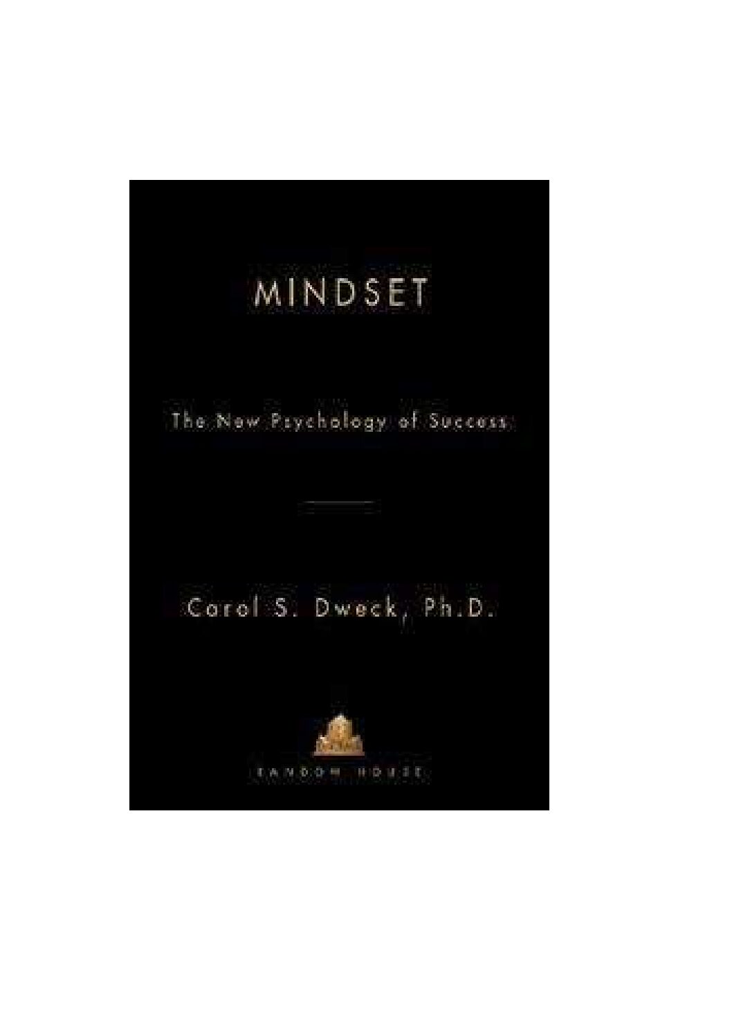 Mindset: The New Psychology of Success